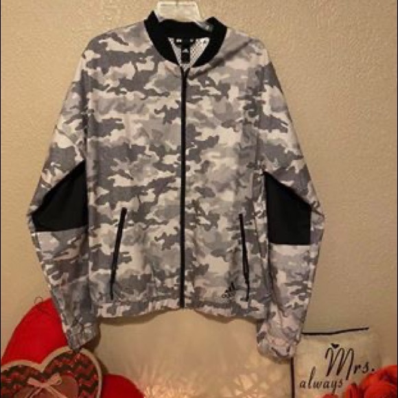 Adidas Bomber Lightweight Camouflage Woven Jacket - Picture 4 of 7